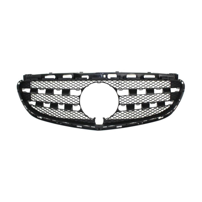 Front Texture Black Grille Grill W/Camera Provision Compatible With MERCEDES Benz W212 S212 E Class Sedan Wagon E400 Fit W/AMG Styling Package W/Camera MB1200173 2128851500