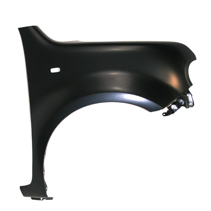CarPartsDepot NS FENDER W/SIDE LP HOLE W/O LWR MLDG HOLE - RH - CAPA