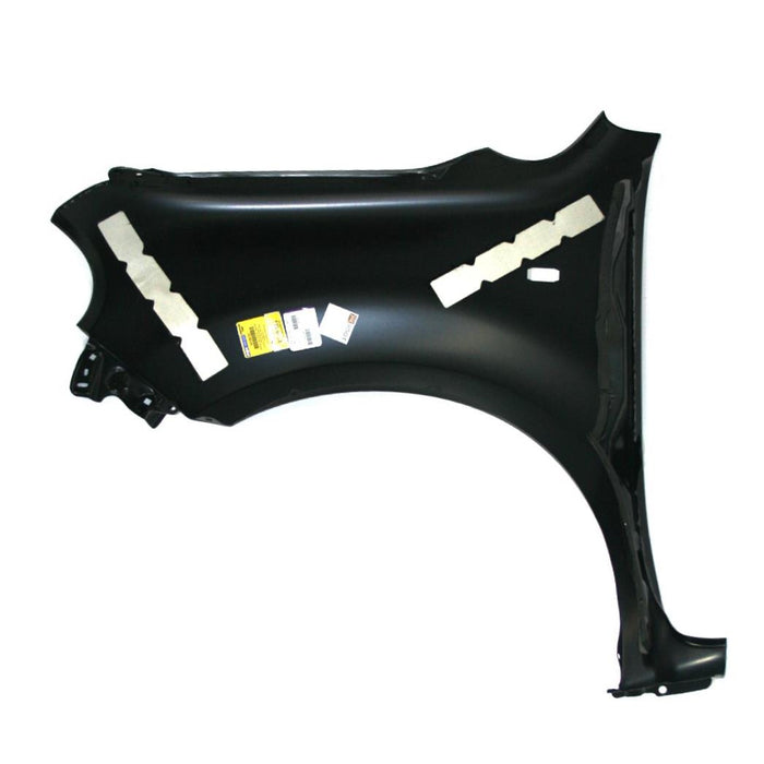 CarPartsDepot NS FENDER W/SIDE LP HOLE W/O LWR MLDG HOLE - RH - CAPA