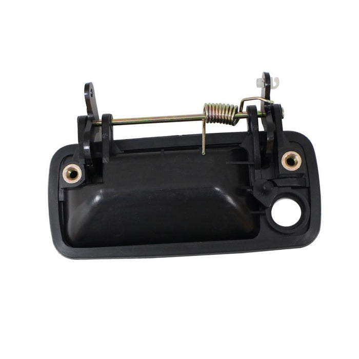 New Replacement Parts Front Right Passenger Side Black Smooth Exterior Outer Door Handle Compatible With OLDSMOBILE Achieva Compatible With PONTIAC Grand Am Fits GM1311124 12482412