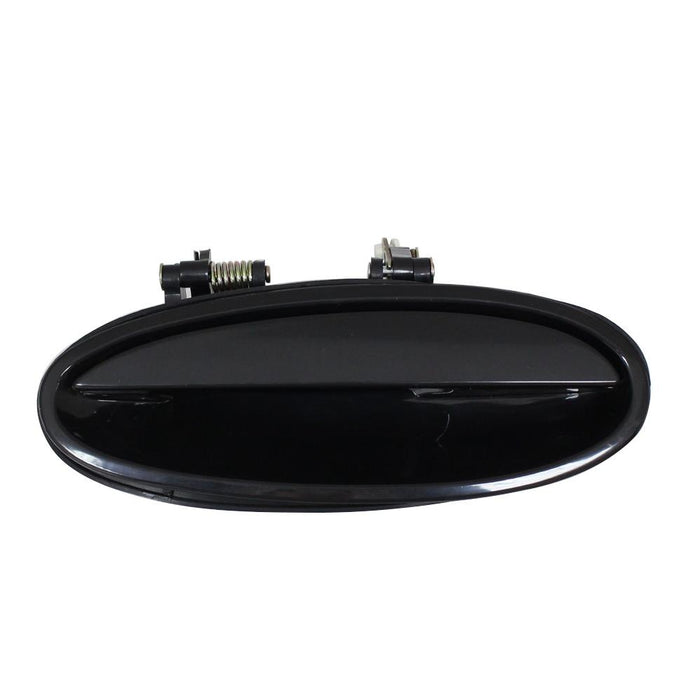 Rear Left Driver Side Black Smooth Exterior Outer Door Handle Compatible With BUICK LeSabre Compatible With OLDSMOBILE Aurora Compatible With PONTIAC Bonneville Fits 25699012
