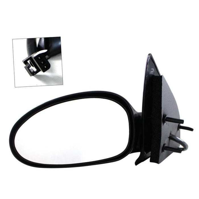 Aftermarket Replacement Drivers Power Side View Mirror Compatible with 97-02 S Series Coupe 21112690