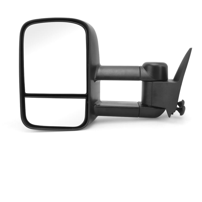 Perfit Zone Towing Mirrors Replacement Fit for 1988-2000 SILVERADO SIERRA, MANUAL,W/O HEATED, W/O SIGNAL,BLACK (PAIR SET)