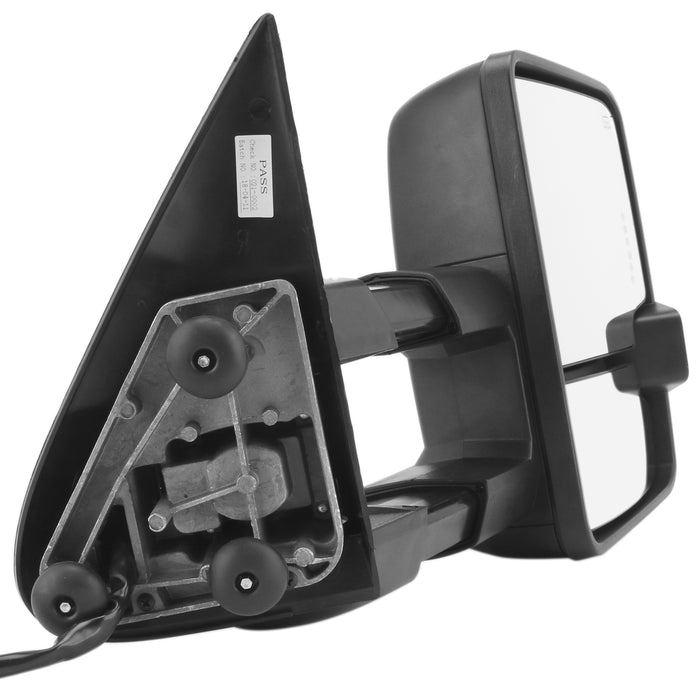Perfit Zone Towing Mirrors Replacement Fit for 2002-2007 SILVEADO SIERRA Series, W/HEATED,W/AMBER SIGNAL,BLACK (PAIR SET)