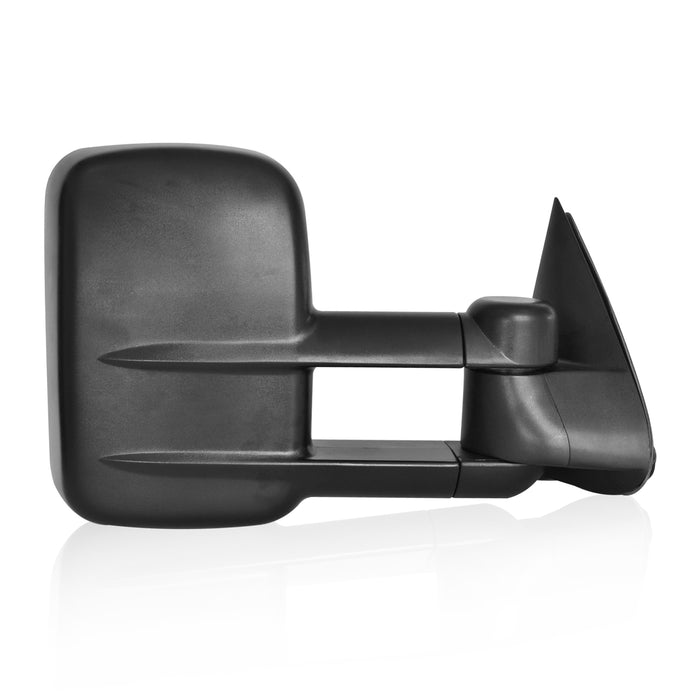 PZ Towing Mirror Replacement Compatible with CV 03-07 Silverado Sierra Power Heated Arrow Light(Pair Set)