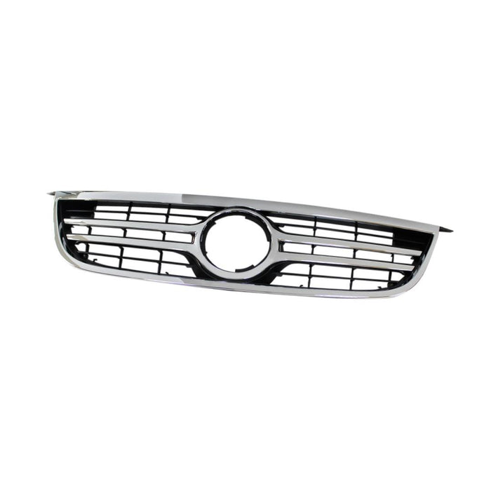 Grille For 2009-2011 Volkswagen Tiguan Chrome Shell w/Black Insert Plastic