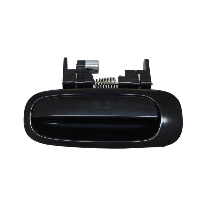 CarPartsDepot New Replacement Parts Rear Left Driver Side Black Smooth Exterior Outer Door Handle Chevy Prizm