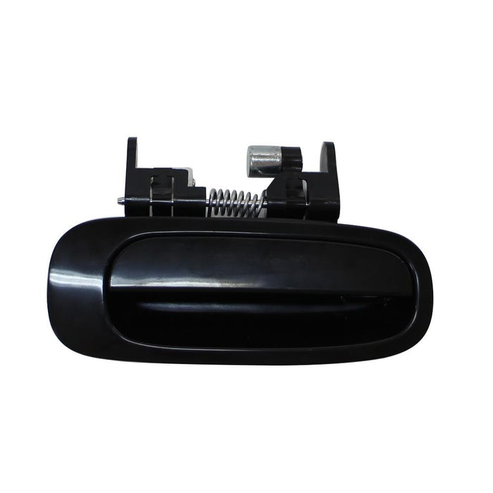 New Replacement Parts Rear Right Passenger Side Black Smooth Exterior Outer Door Handle Chevy Prizm Fits 94857484