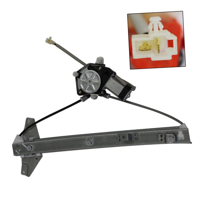CarPartsDepot New Replacement Parts Front Left Driver Side Door Glass Regulator With Motor Camry