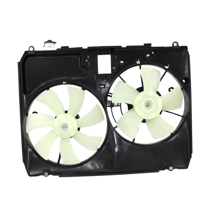 CarPartsDepot TO3115134 Front Radiator Cooling Fan Assembly Replacement For 2004-2005 Compatible With TOYOTA Sienna Van