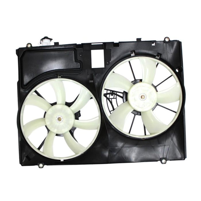 CarPartsDepot TO3115158 Front Radiator Cooling Fan Assembly For 2007-2010 Replacement for Compatible With TOYOTA Sienna Van