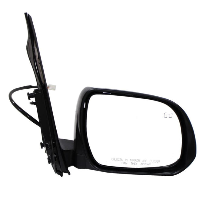 CarPartsDepot New Replacement Parts Front Right Passenger Side Power Heated W/O Memory Side View Door Mirror Compatible With Sienna