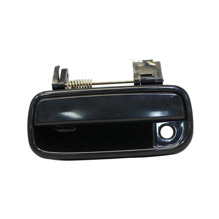 CarPartsDepot New Replacement Parts Front Left Driver Side Black Smooth Exterior Outer Door Handle Compatible With TOYOTA 4Runner With Weight Balance