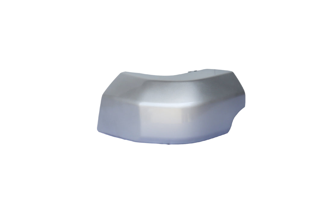 CarPartsDepot Rear Bumper End Cap Bumper Pad Painted Silver Plastic Compatible With FJ Cruiser 2007 2008 2009 2010 2011 2012 2013 2014 Fit 5246235021 Rear Passenger Right Side