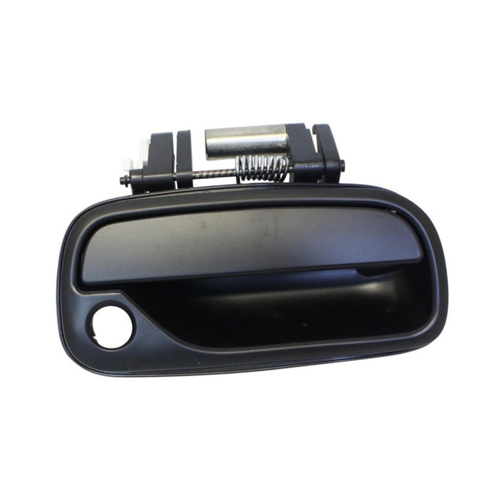 New Replacement Parts Front Right Passenger Side Black Smooth Exterior Outer Door Handle Compatible With TOYOTA Tundra Regular Access Cab Fits TO1311125 6921034040C1
