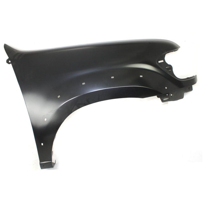 CarPartsDepot 05-07 Sequoia Front Fender TO1241222 Primered Flare Holes Tundra Crew Cab Right