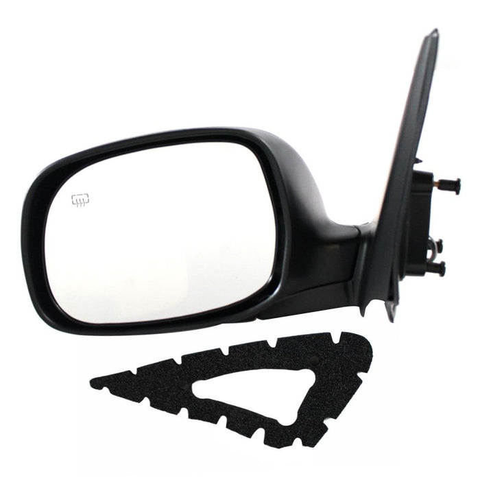 New Replacement Parts Front Left Driver Side Power Heated Manual Folding Chrome Side View Door Mirror Compatible With TOYOTA Tundra SR5 Double Cab Fits TO1320227 879400C150