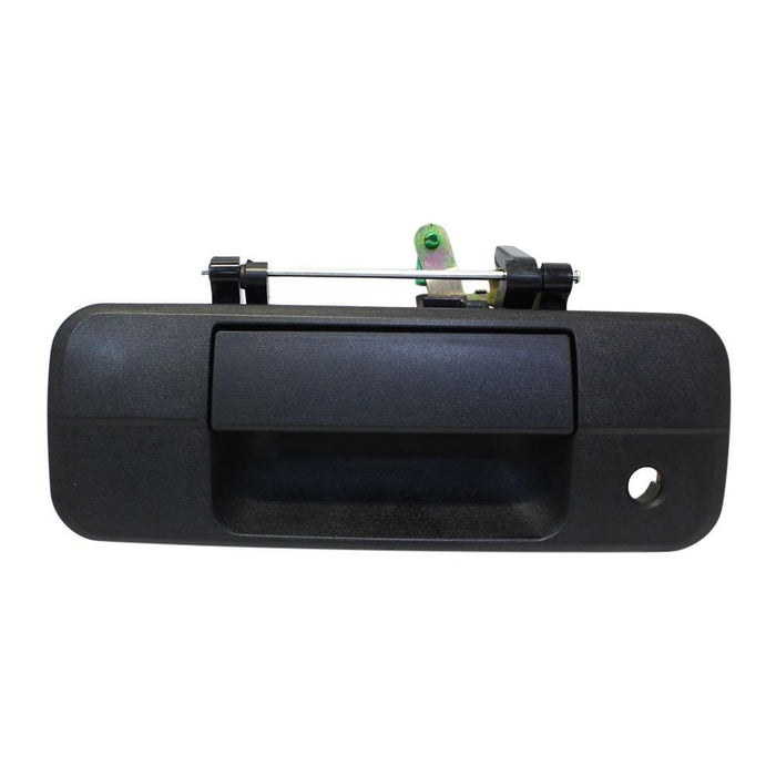 New Replacement Parts Rear Black Textured Tail Gate Handle W/O Rear Camera Hole Compatible With TOYOTA Tundra Fits TO1915113 690900C040