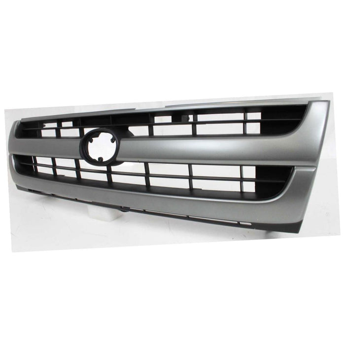 CarPartsDepot, 2Wd Front Grill Grille w/o Color-Keyed Package Assembly Silver/Black, 400-44314-SB?TO1200204?5310004060
