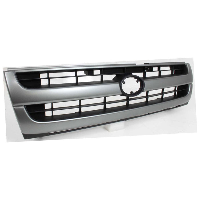 CarPartsDepot, 2Wd Front Grill Grille w/o Color-Keyed Package Assembly Silver/Black, 400-44314-SB?TO1200204?5310004060