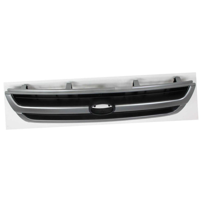 CarPartsDepot, 2Wd Front Grill Grille w/o Color-Keyed Package Assembly Silver/Black, 400-44314-SB?TO1200204?5310004060