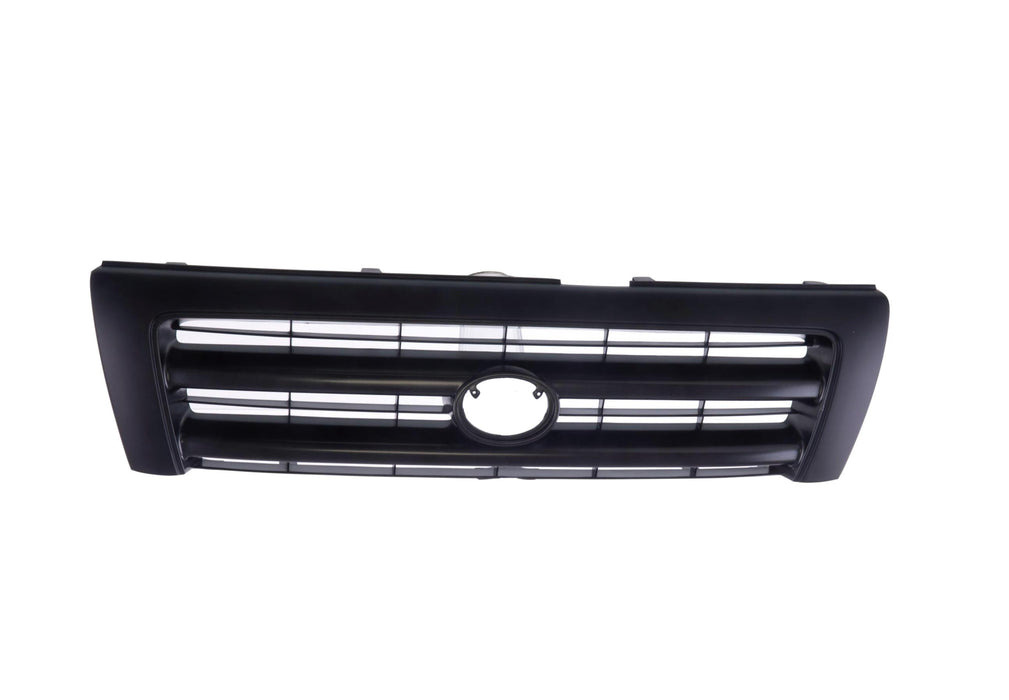 JustDrivably Replacement Parts Front Grille Grill Assembly With Black Shell With Black Insert Compatible With Toyota Tacoma 1998 1999 2000 Pickup Truck