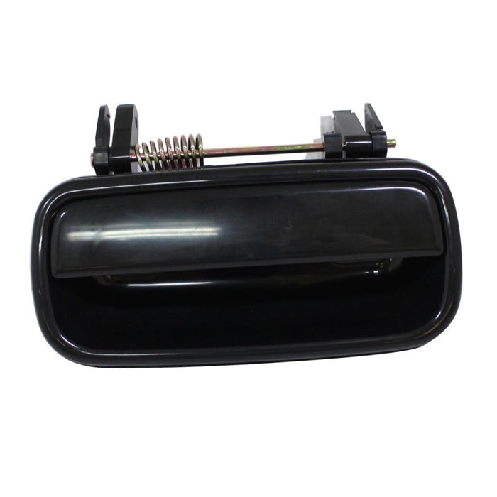 New Replacement Parts Rear Left Driver Side Black Smooth Exterior Outer Door Handle Compatible With TOYOTA 4Runner Tacoma Fits TO1520117 6924035090C0