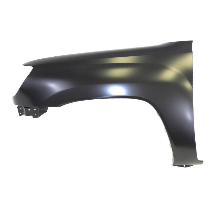 CarPartsDepot 371-44837-01, Left Fender Primed Steel No Molding Hole 2Wd Lh
