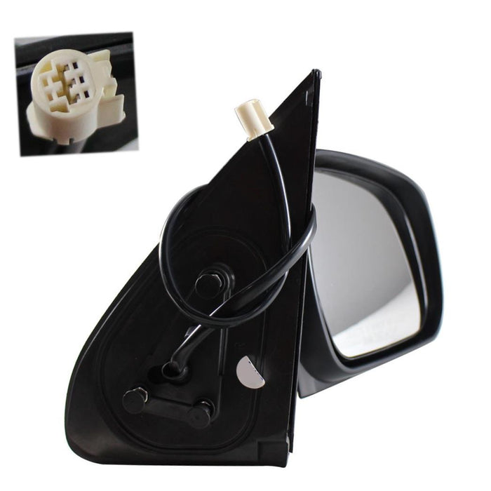 JustDrivably Replacement Parts Front Right Passenger Side Door Mirror Outside Rear View Compatible With Toyota Tacoma 2005 2006 2007 2008 2009 2010 2011 Pickup Truck