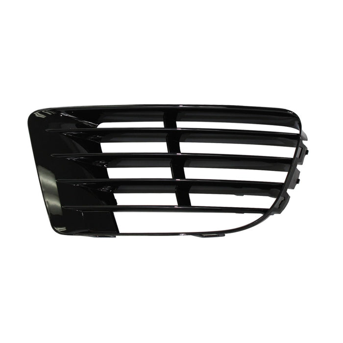 Bumper Grille For 2012-2013 Volkswagen Golf Passenger Side Black Plastic