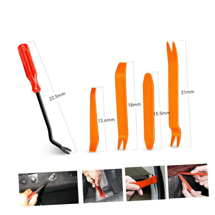 465pcs Car Retainer Clips Car Plastic Rivets Fasteners Push Retainer Kit Most Popular Sizes Auto Push Pin Set Door Trim Panel Fender Clips Compatible With GMC/FORD/NISSAN/HONDA/CHRYSLER