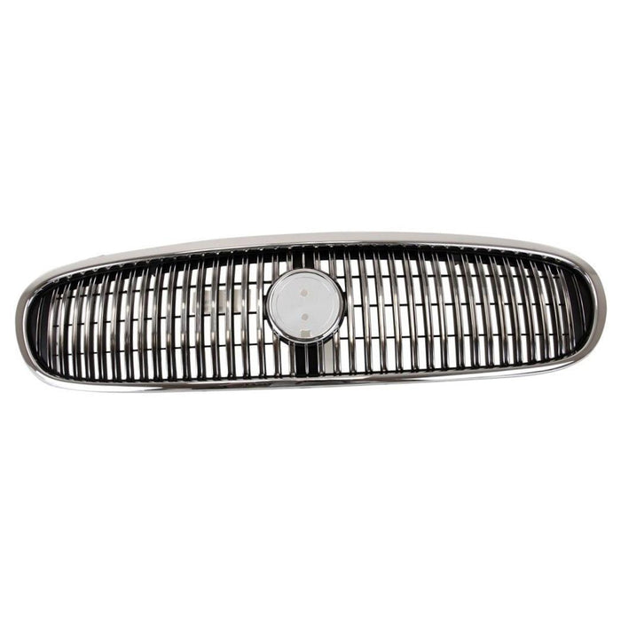 CarPartsDepot, Front Bright Black Plastic Grill Grille Assembly New Replacement, 400-13728 GM1200394 25625903