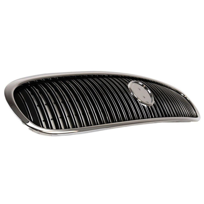 CarPartsDepot, Front Bright Black Plastic Grill Grille Assembly New Replacement, 400-13728 GM1200394 25625903