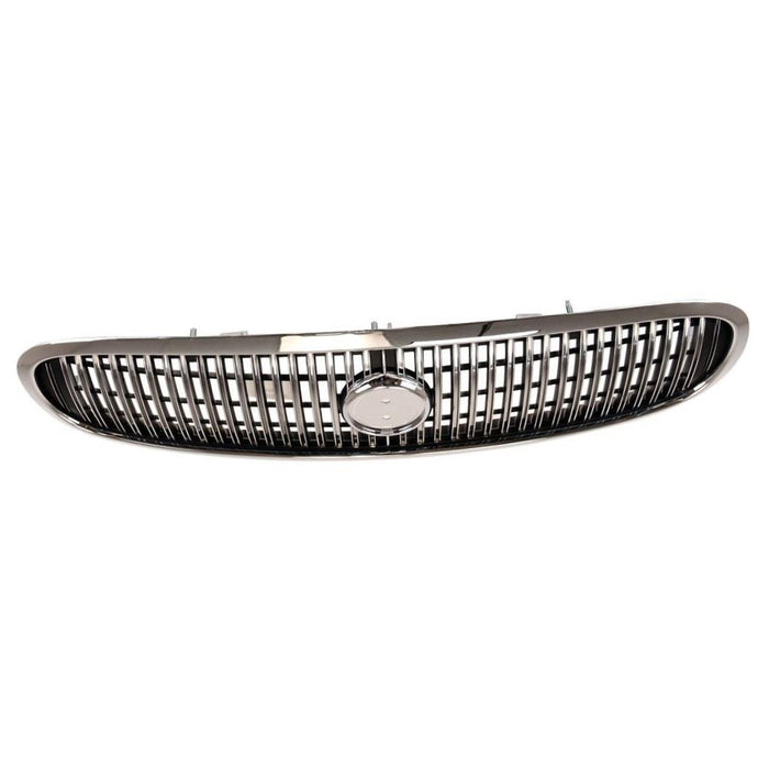 CarPartsDepot, Front Bright Black Plastic Grill Grille Assembly New Replacement, 400-13728 GM1200394 25625903