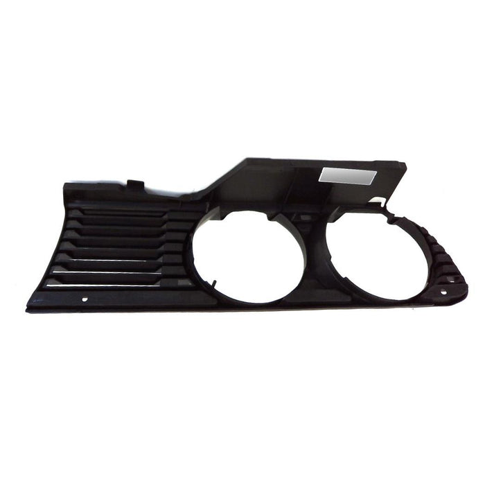 CarPartsDepot, Driver Left Side Outer Grille Matte Black Plastic LH, 400-12610-01 BM1200102 51131945885