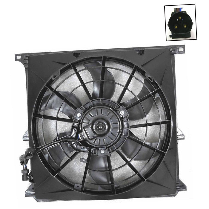 A/C Condenser Fan Assembly for 3-SERIES 96-99 4cyl