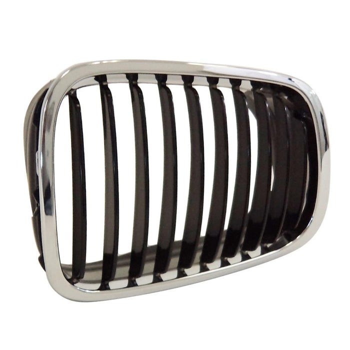 QP B050R-g BMW 323i Chrome Black Passenger Grille