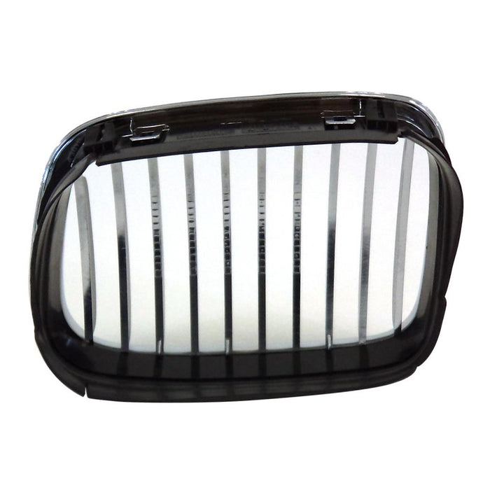 QP B050R-g BMW 323i Chrome Black Passenger Grille