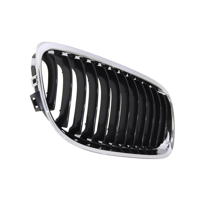 CarPartsDepot 09-11 Compatible with BMW E90 Right Front Grille Chrome BM1200191 Sedan E91 328 Black Inner Grid