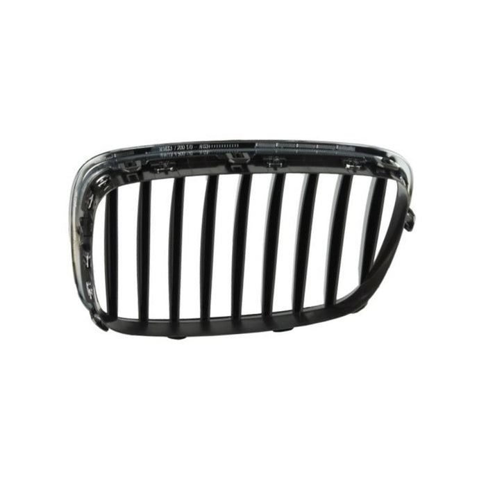 New Replacement Parts Front Left Driver Side Chrome Plastic Grille Grill Chrome/Black Insert Compatible With BMW F07 5 Series 535i GT Fit W/O Night Vision BM1200243 51137200167