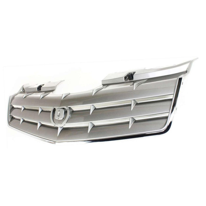 CarPartsDepot, Dark Gray Front Grille Grill Assembly Chrome Molding Plastic, 400-141644 GM1200612 15925771