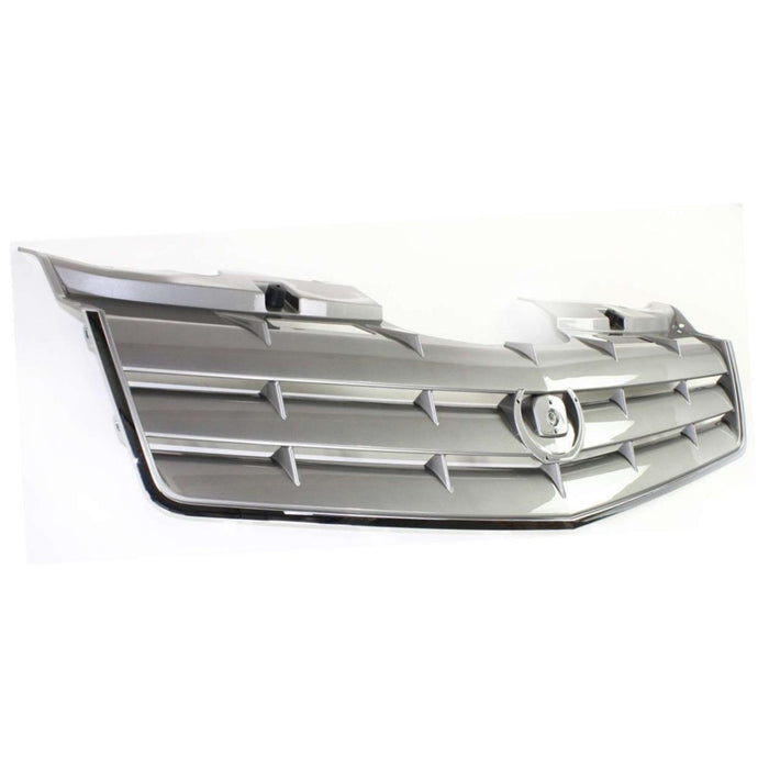 CarPartsDepot, Dark Gray Front Grille Grill Assembly Chrome Molding Plastic, 400-141644 GM1200612 15925771