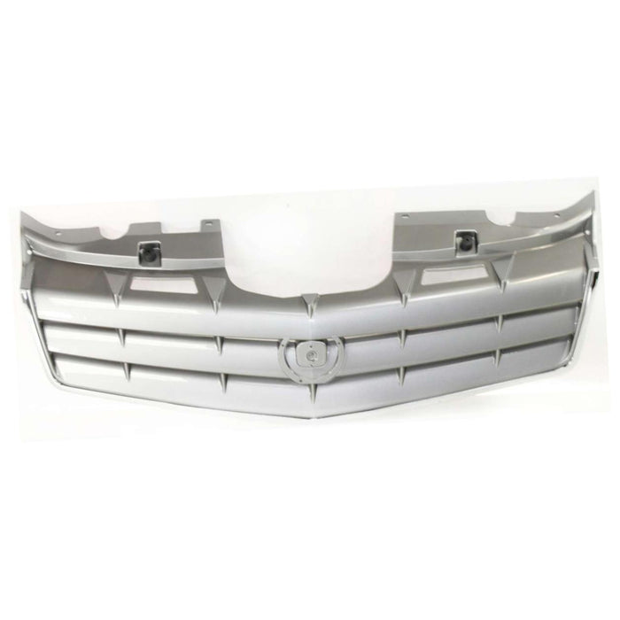 CarPartsDepot, Dark Gray Front Grille Grill Assembly Chrome Molding Plastic, 400-141644 GM1200612 15925771