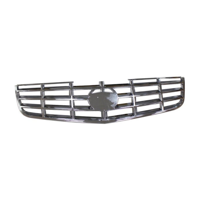 Grille Assembly Compatible with 2006-2011 Cadillac DTS Plastic Chrome Shell and Insert