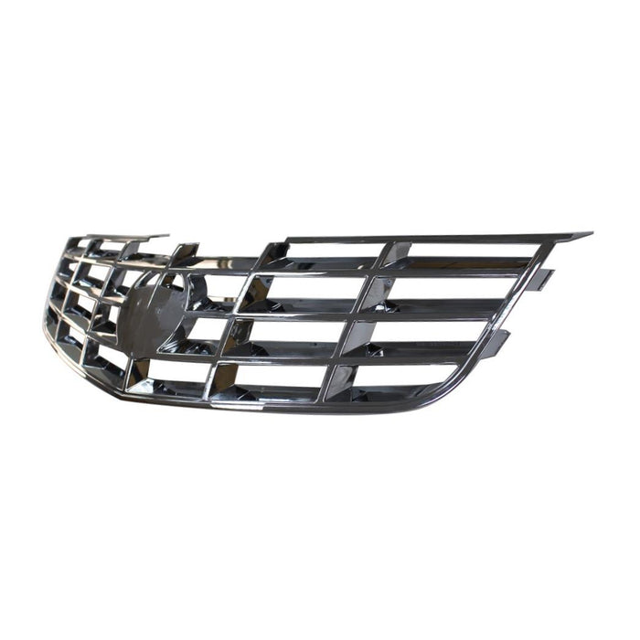 Grille Assembly Compatible with 2006-2011 Cadillac DTS Plastic Chrome Shell and Insert