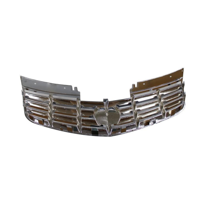 Grille Assembly Compatible with 2006-2011 Cadillac DTS Plastic Chrome Shell and Insert