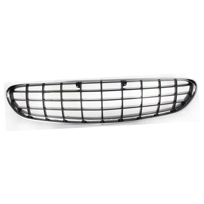 CarPartsDepot 01-03 Compatible With CHRYSLER Sebring Conv Chrome Grille CH1200263 Dark Gray Grid For 4805445AB