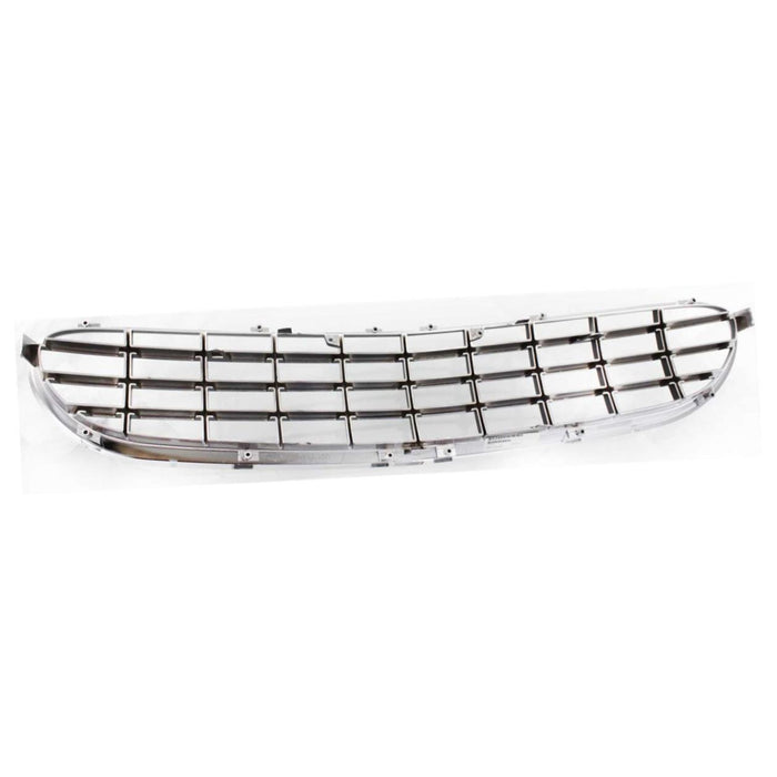 CarPartsDepot 01-03 Compatible With CHRYSLER Sebring Conv Chrome Grille CH1200263 Dark Gray Grid For 4805445AB