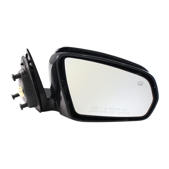 CarPartsDepot New Replacement Parts Front Right Passenger Side Power Heated Manual Folding Side View Door Mirror Compatible With CHRYSLER Sebring 4 Door Sedan