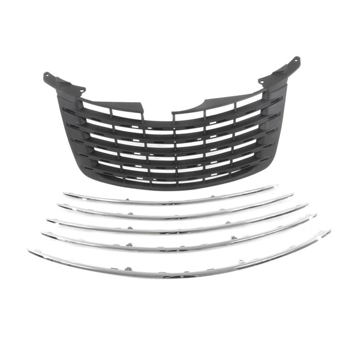 2006-2008 Compatible With CHRYSLER PT Cruiser Front,Upper GRILLE PRIME BLACK